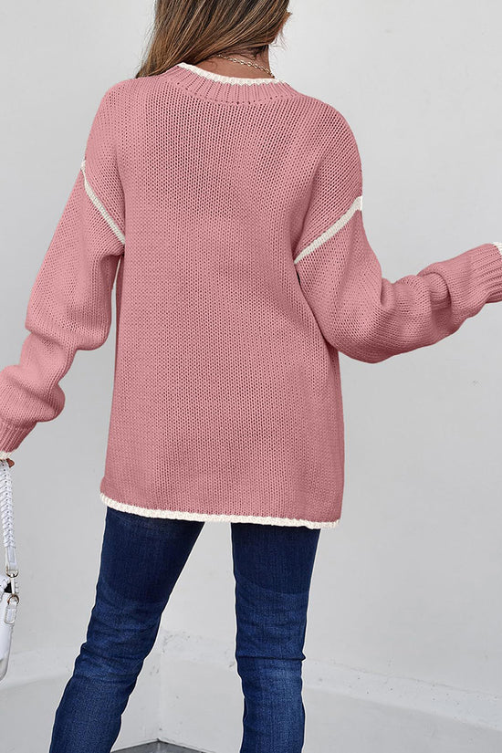Classic Ribbed Textured Sweater
