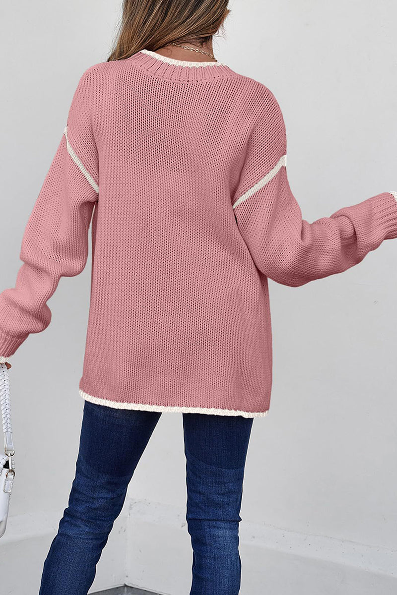 Classic Ribbed Textured Sweater