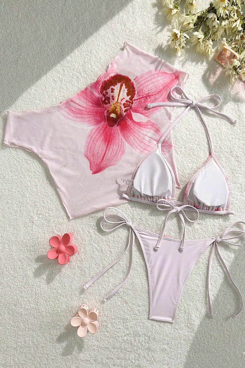 Floral Print Bikini Set