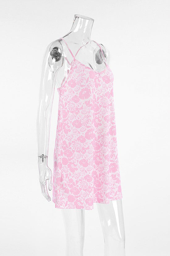 Floral Pattern Kimono Pajama Set