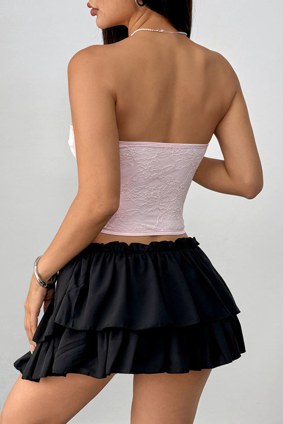 Lace Bustier Tank Top
