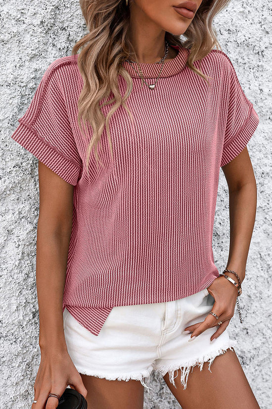 Relaxed Fit Textured T-Shirt