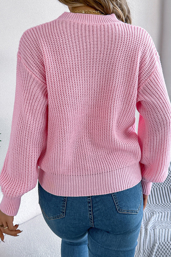 Heart Patterned Love Sweater