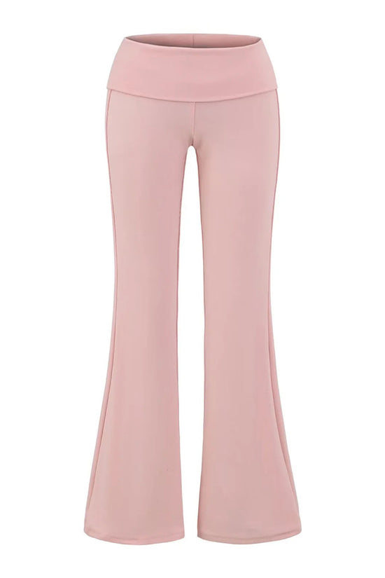 Flared Pants with Waist Detail