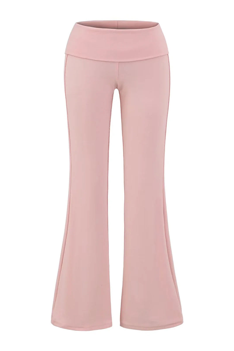 Flared Pants with Waist Detail