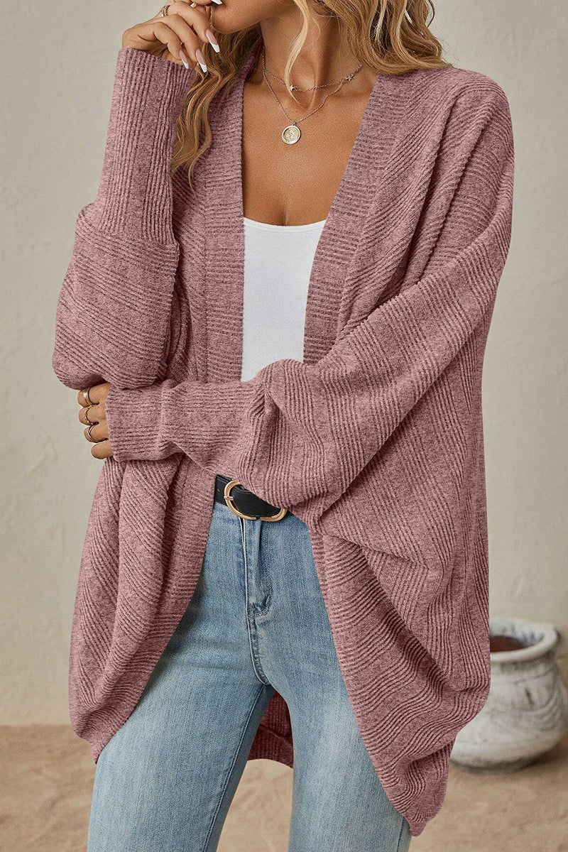 Cozy Open-Front Cardigan