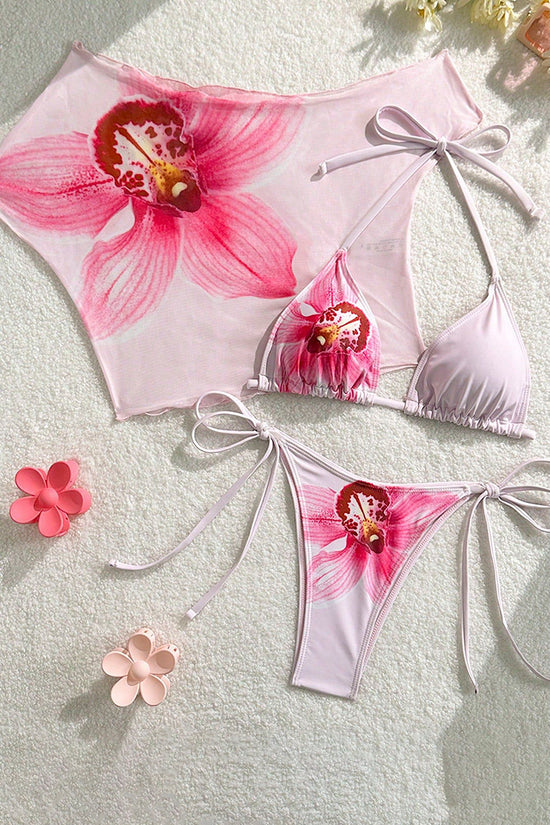 Floral Print Bikini Set