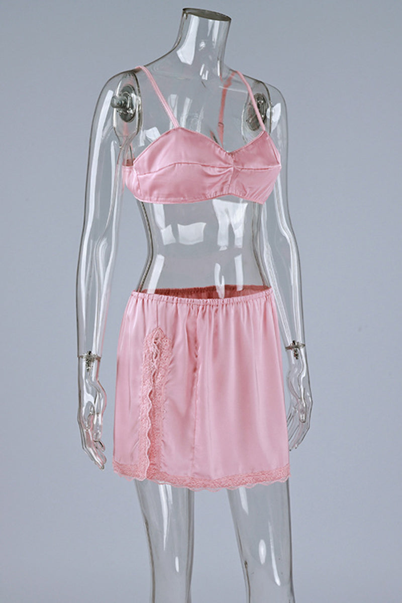 Elegant Sleeveless Loungewear Set