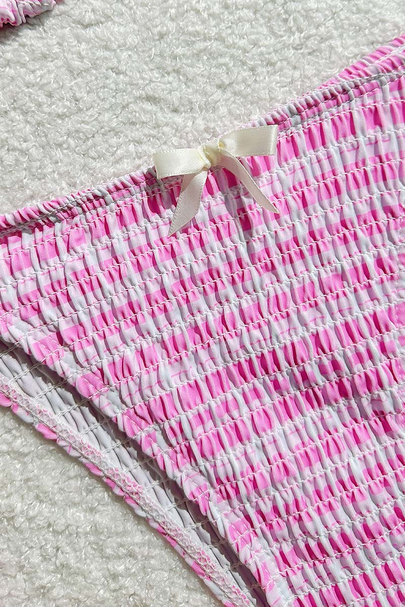 Stylish Textured Bikini Set