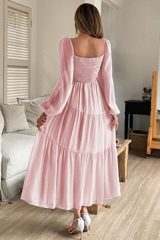 Elegant Long Sleeve Casual Dress