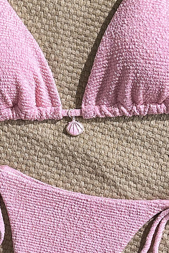 Glamorous Tie-Front Bikini Set