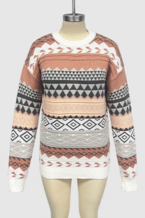 Geometric Pattern Sweater