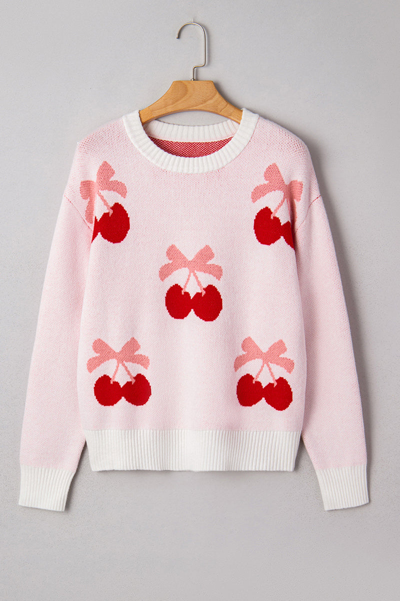 Cherry Graphic Sweater