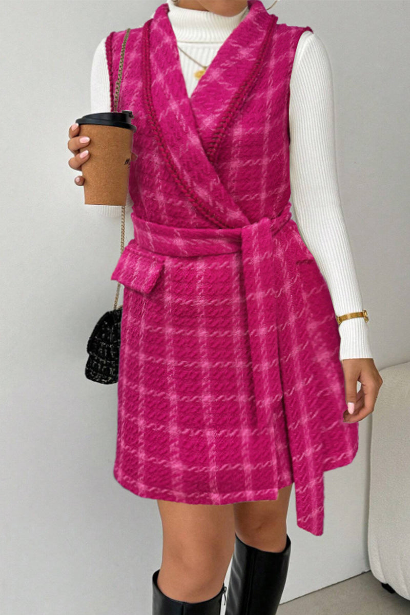 Chic Wrap Vest with Belted Design