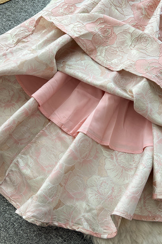 Off-Shoulder Floral Casual Dress