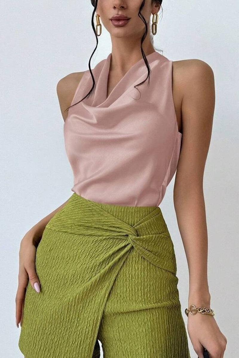 Sleek Halter Tank Top