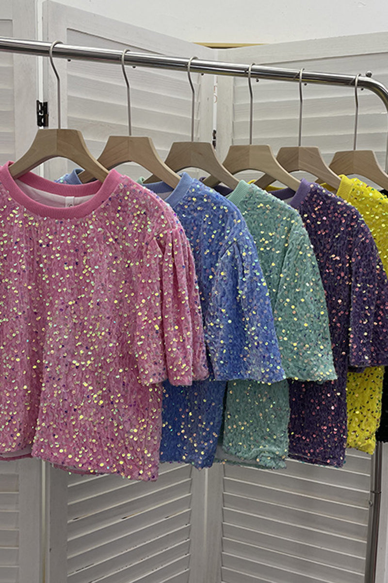 Sparkling Sequin T-Shirt