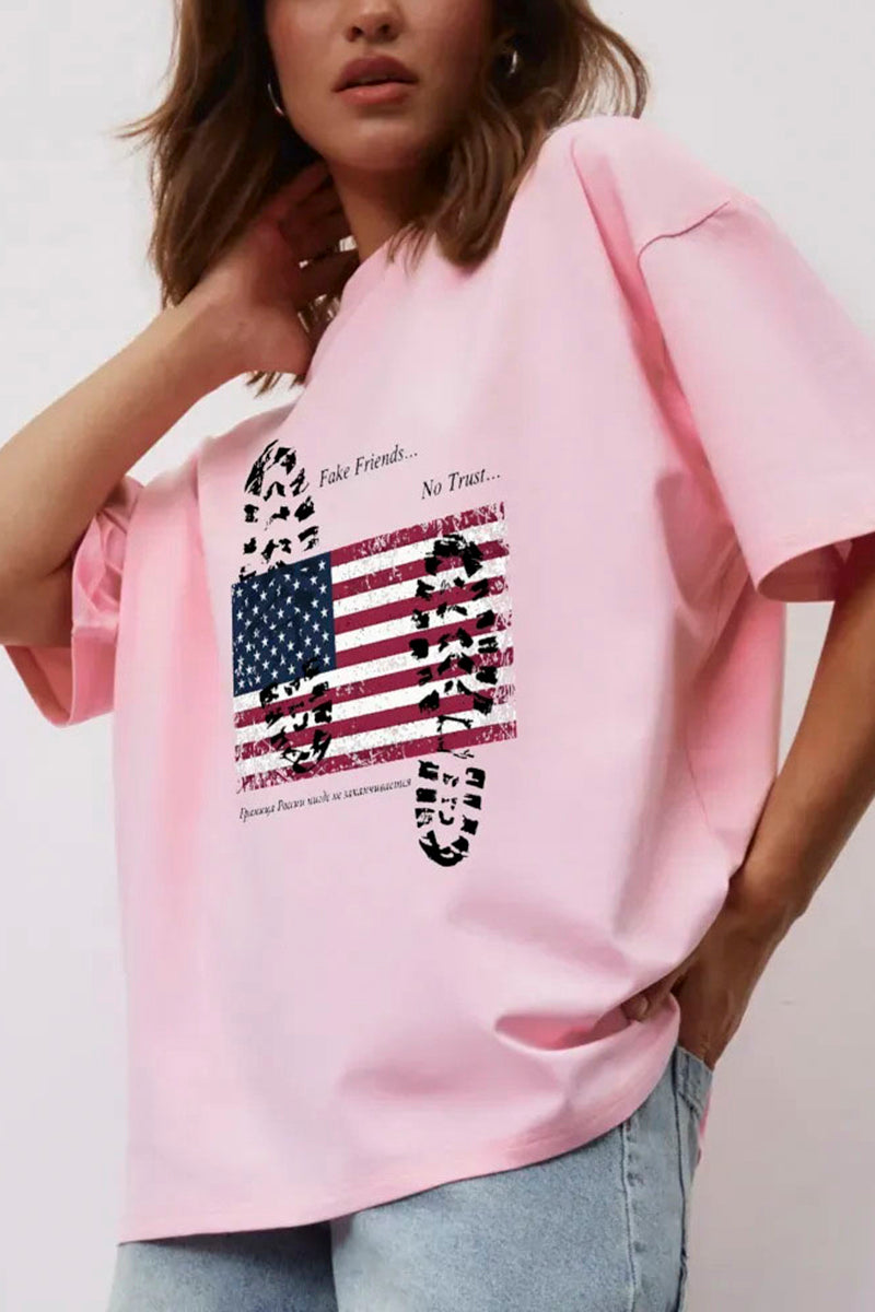 Graphic Statement Loose T-Shirt