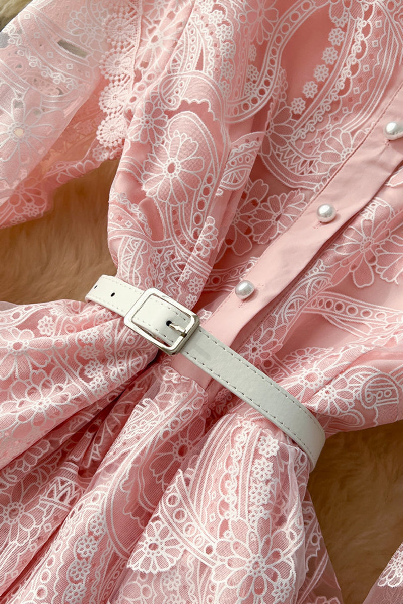 Elegant Long Sleeve Maxi Dress