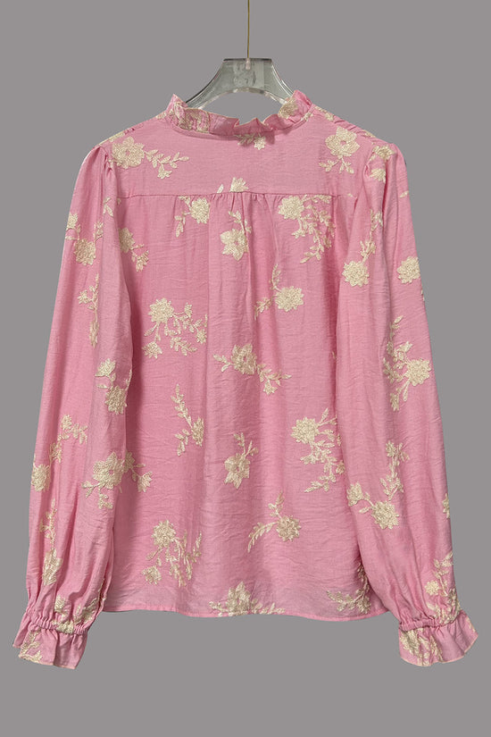 Floral V-Neck Blouse