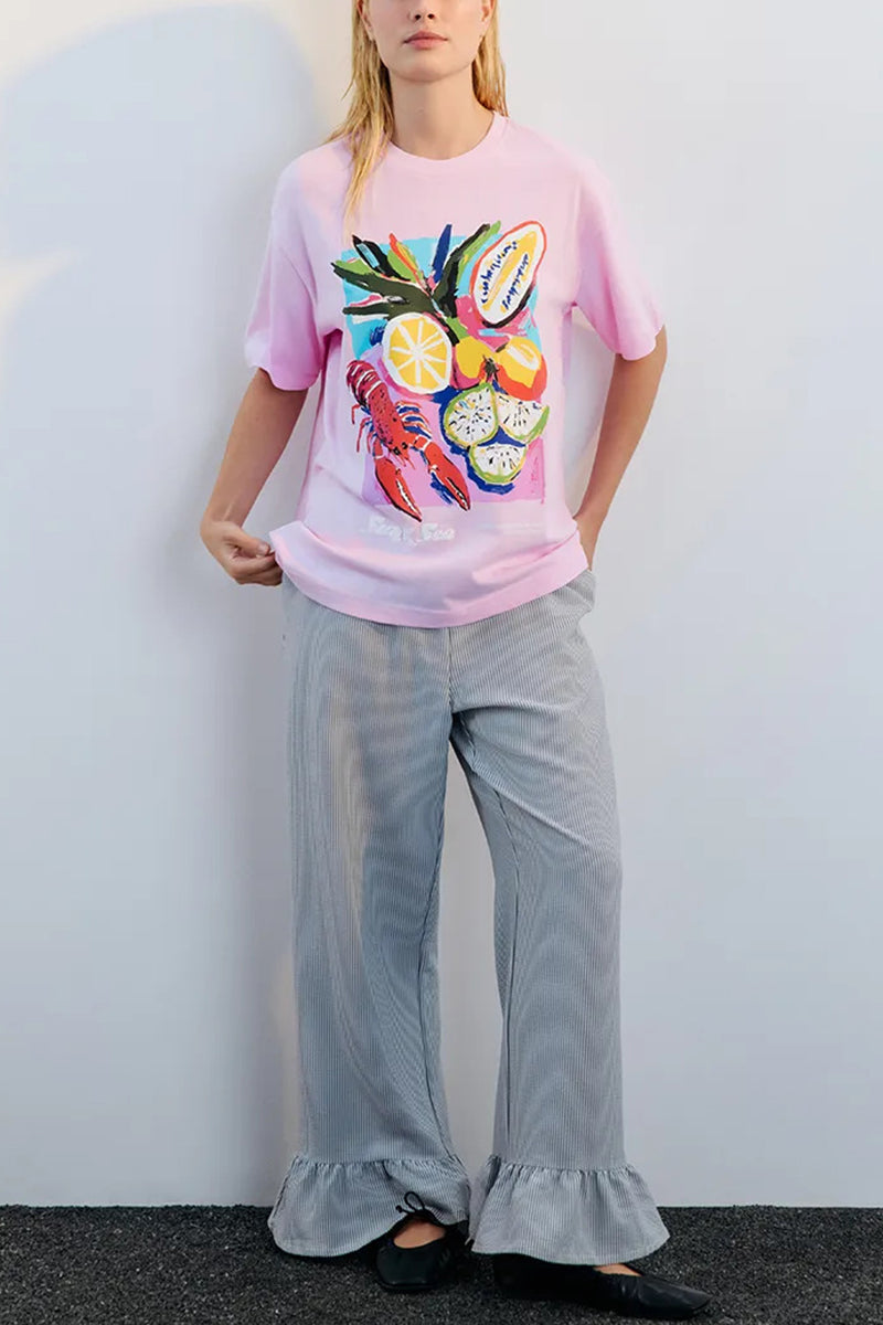 Vibrant Graphic Short Sleeve T-Shirt