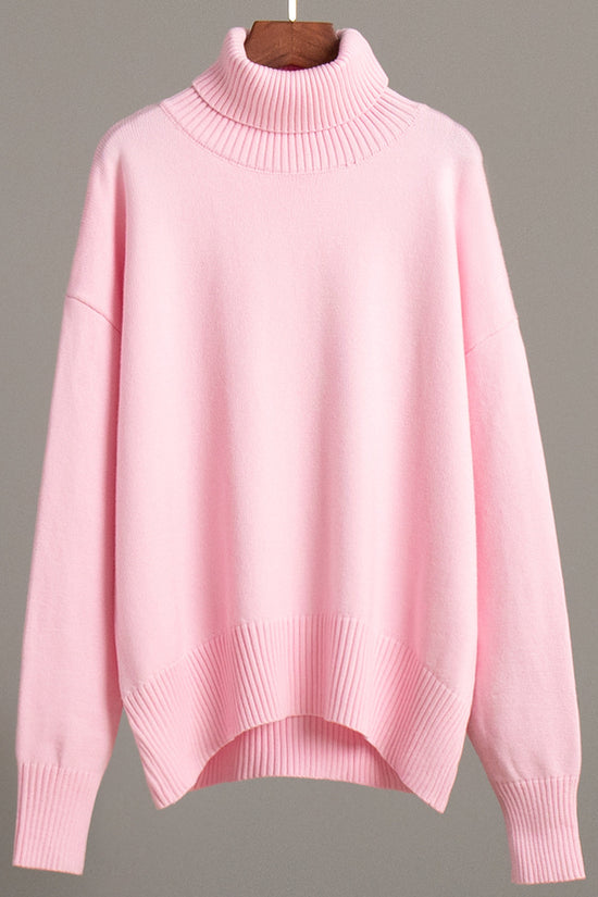 Cozy Turtleneck Relaxed Sweater