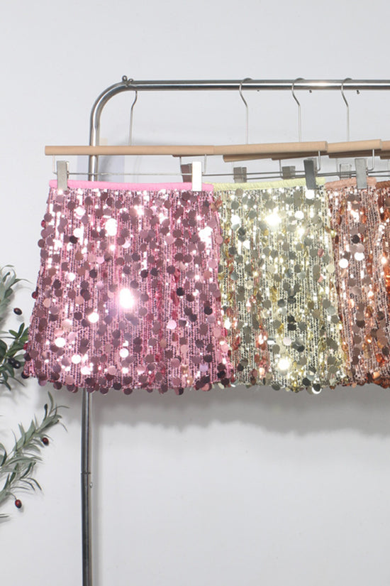 Sequin Mini Skirt