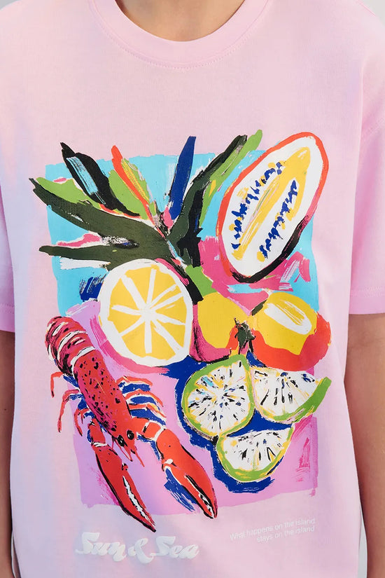 Vibrant Graphic Short Sleeve T-Shirt