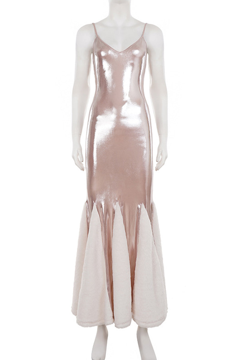 Sleek Spaghetti Strap Dress