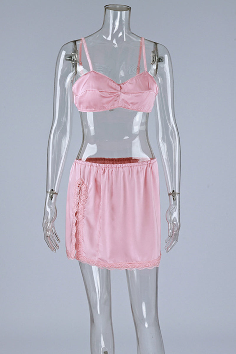 Elegant Sleeveless Loungewear Set