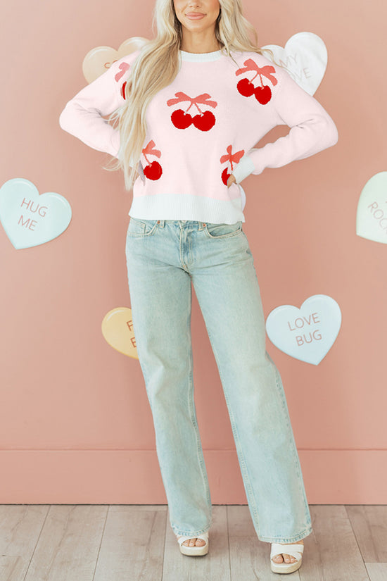 Cherry Graphic Sweater