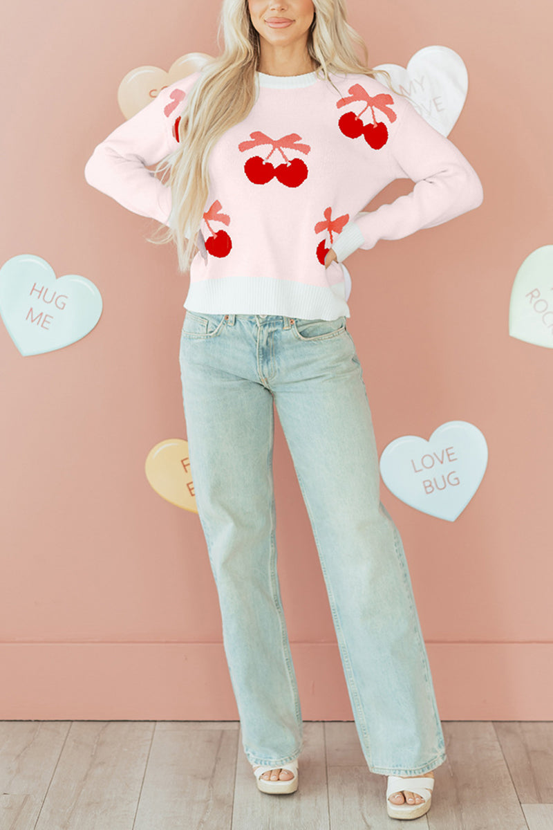Cherry Graphic Sweater
