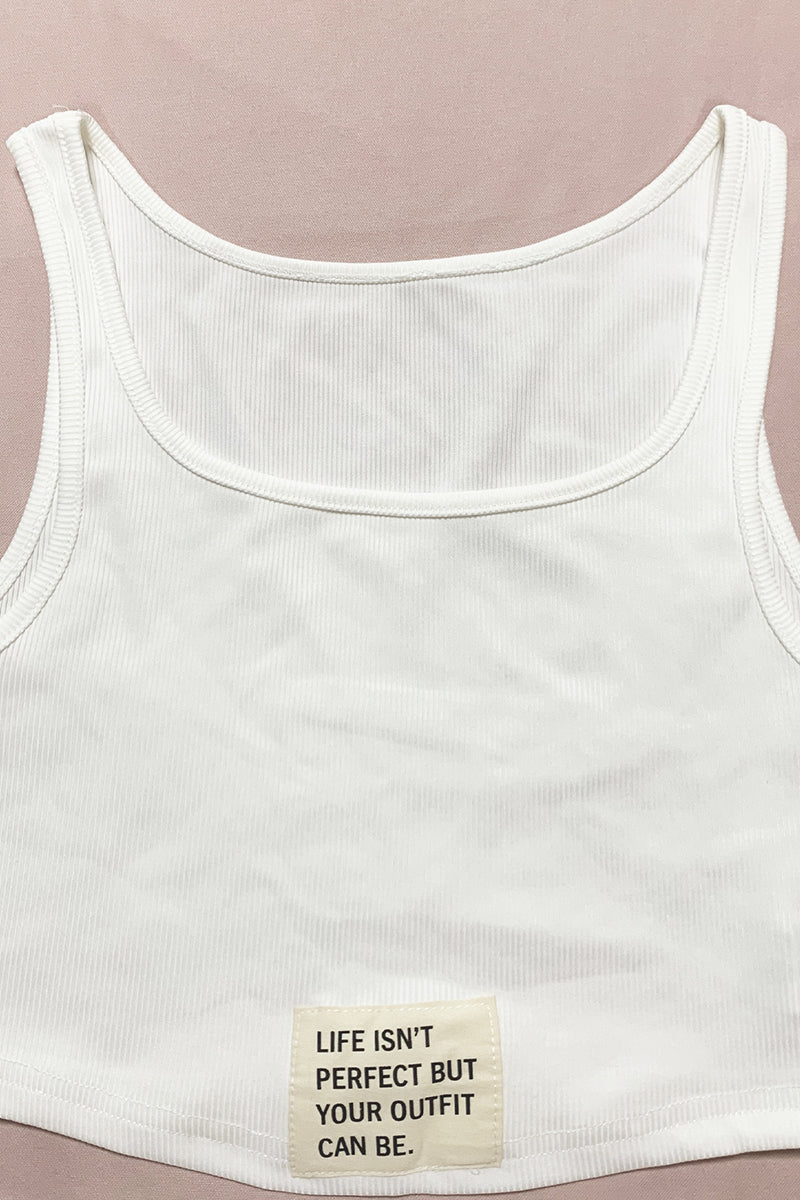 Trendy Activewear Set with Cropped Top