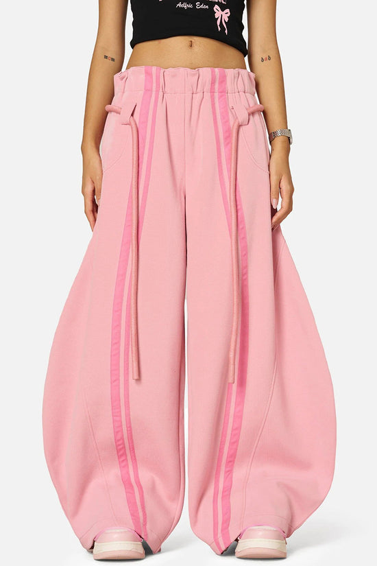 Relaxed Fit Striped Casual Pants