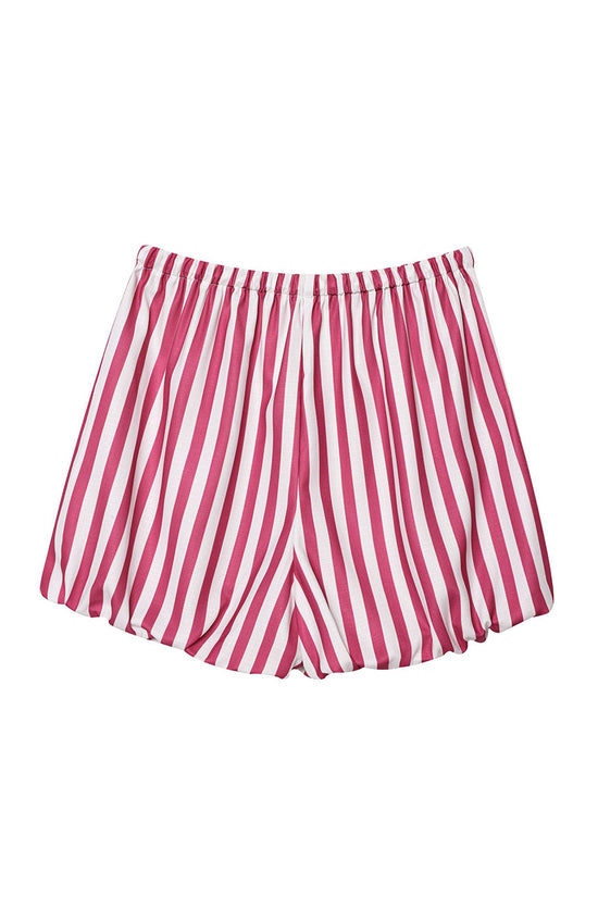 Bow-Front Striped Shorts