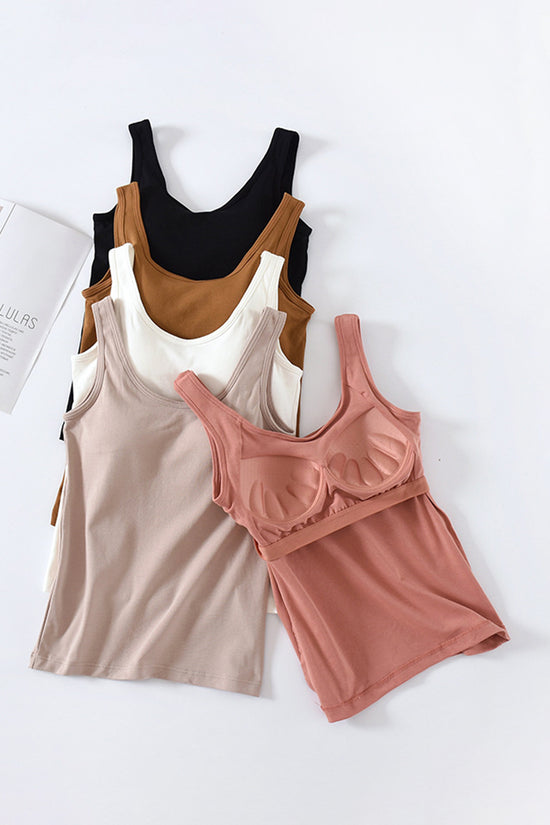 Chic Scoop Neck Tank Top