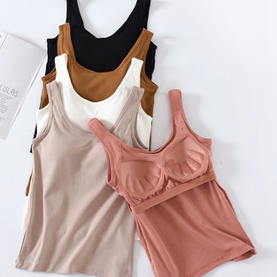 Chic Scoop Neck Tank Top