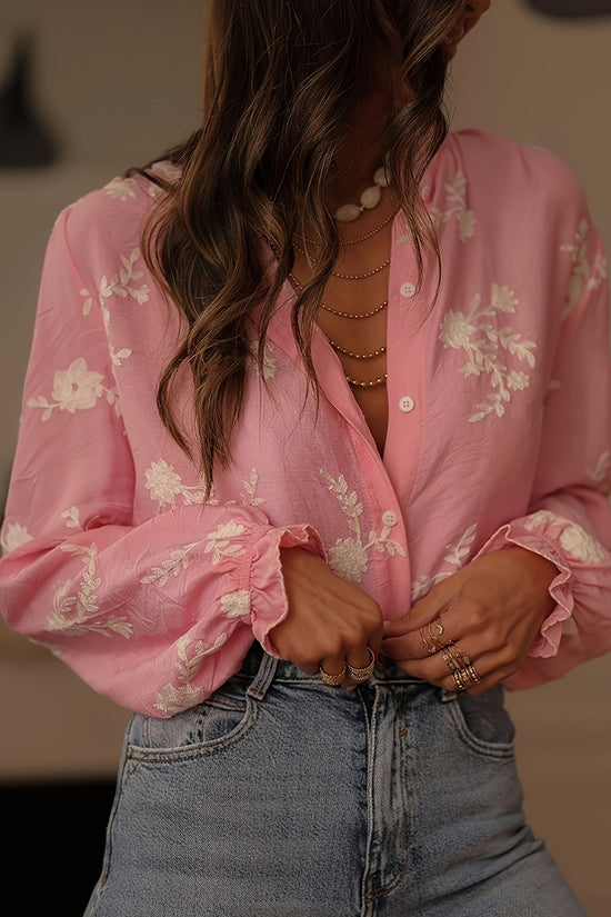 Floral Detail Blouse