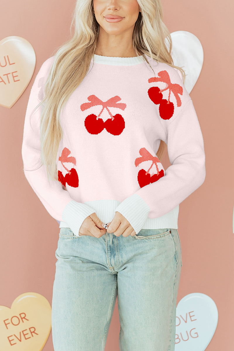 Cherry Graphic Sweater