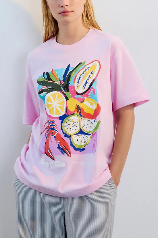 Vibrant Graphic Short Sleeve T-Shirt