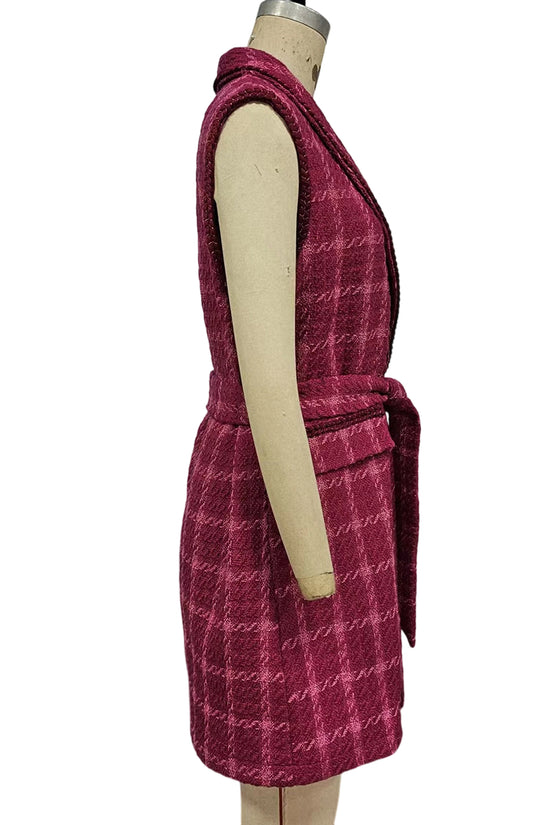 Chic Wrap Vest with Belted Design