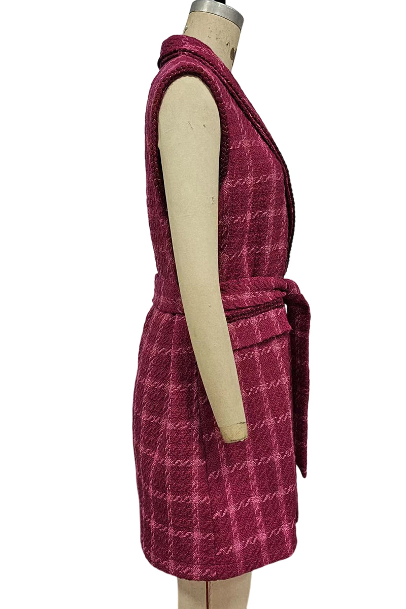 Chic Wrap Vest with Belted Design