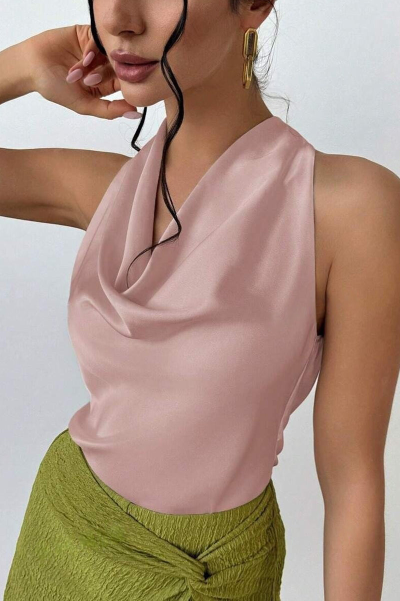 Sleek Halter Tank Top