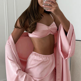 Elegant Sleeveless Loungewear Set