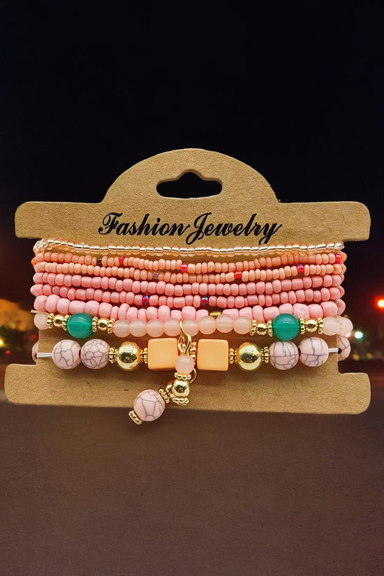 Multilayer Beaded Bracelet Set