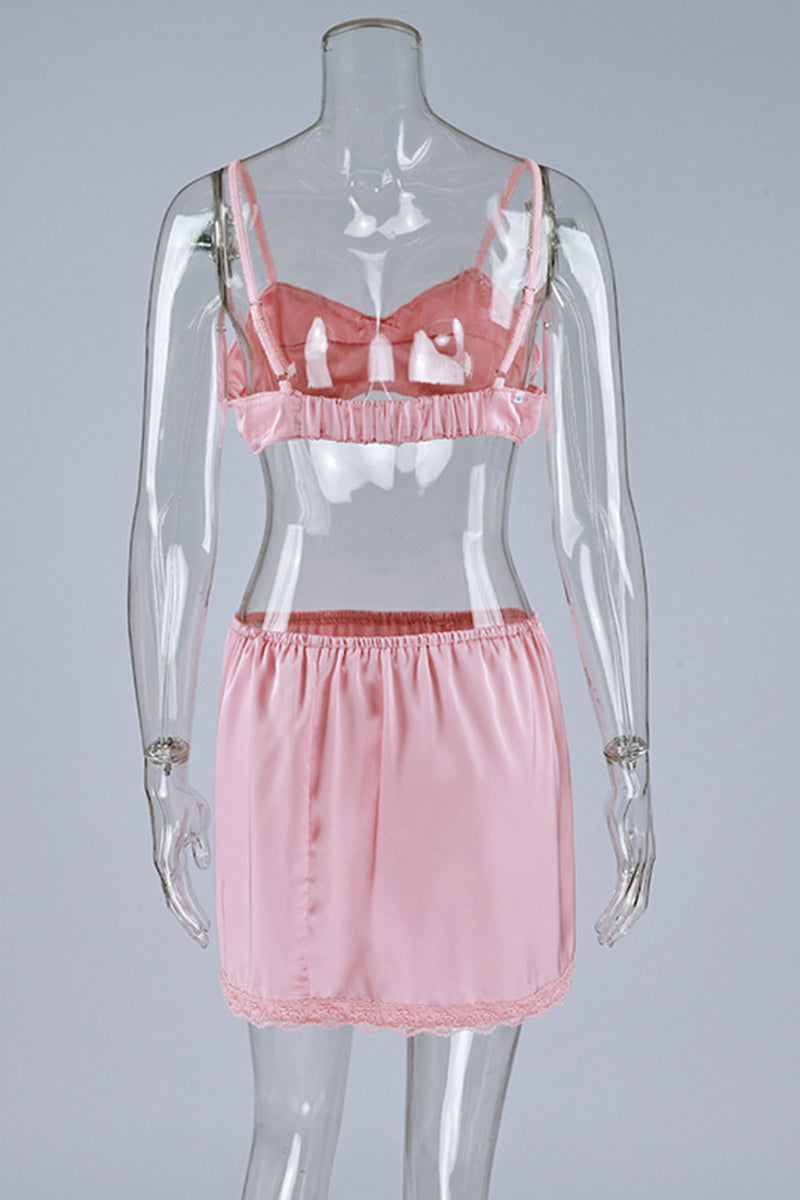 Elegant Sleeveless Loungewear Set