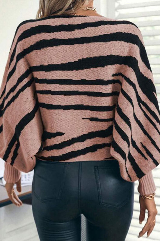 Striped Off-Shoulder Sweater