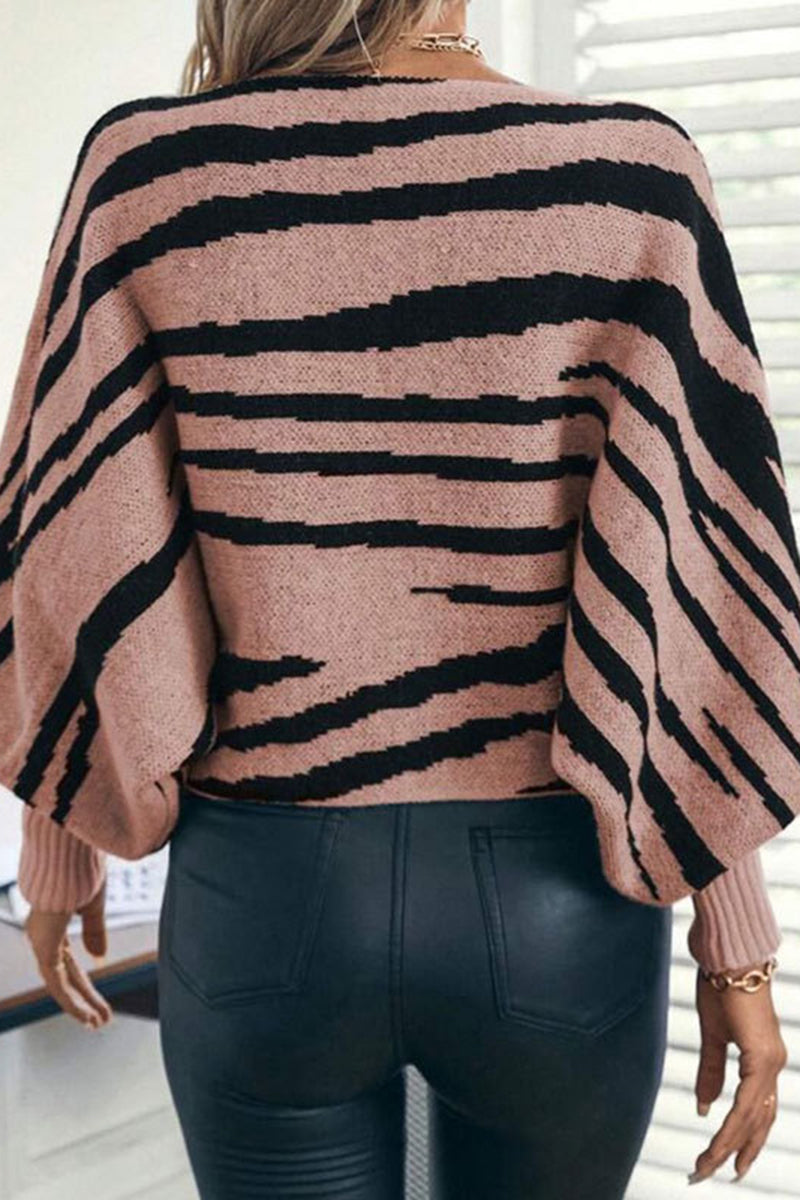 Striped Off-Shoulder Sweater