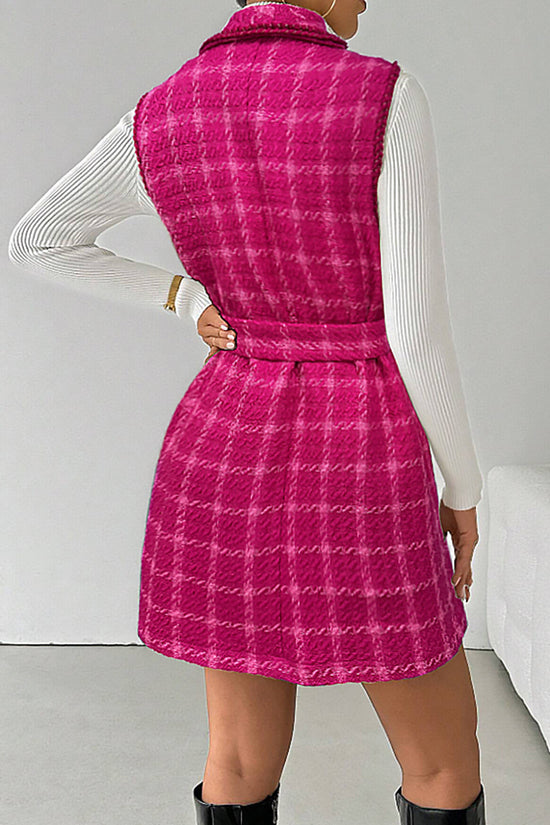 Chic Wrap Vest with Belted Design