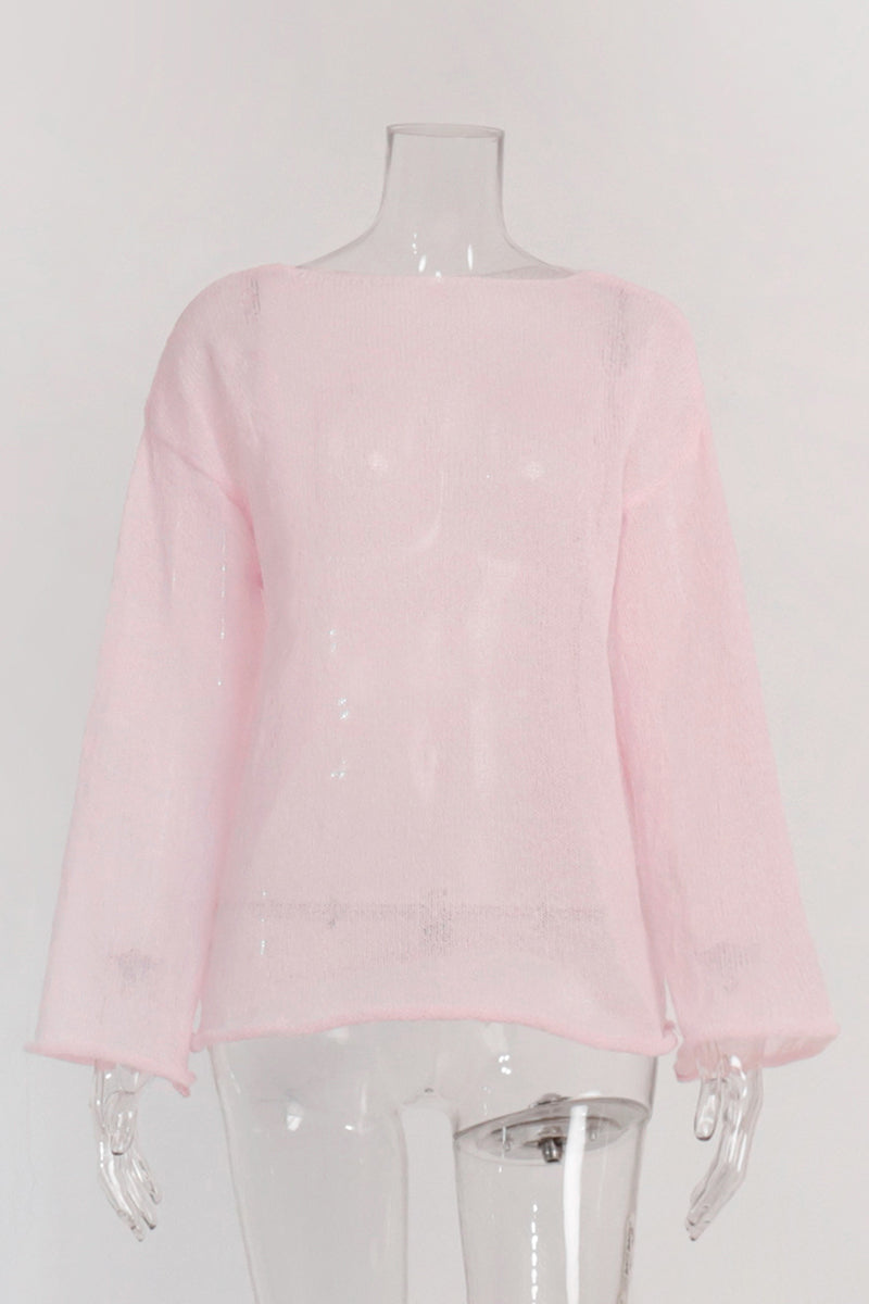 Classic Long Sleeve Knit T-Shirt